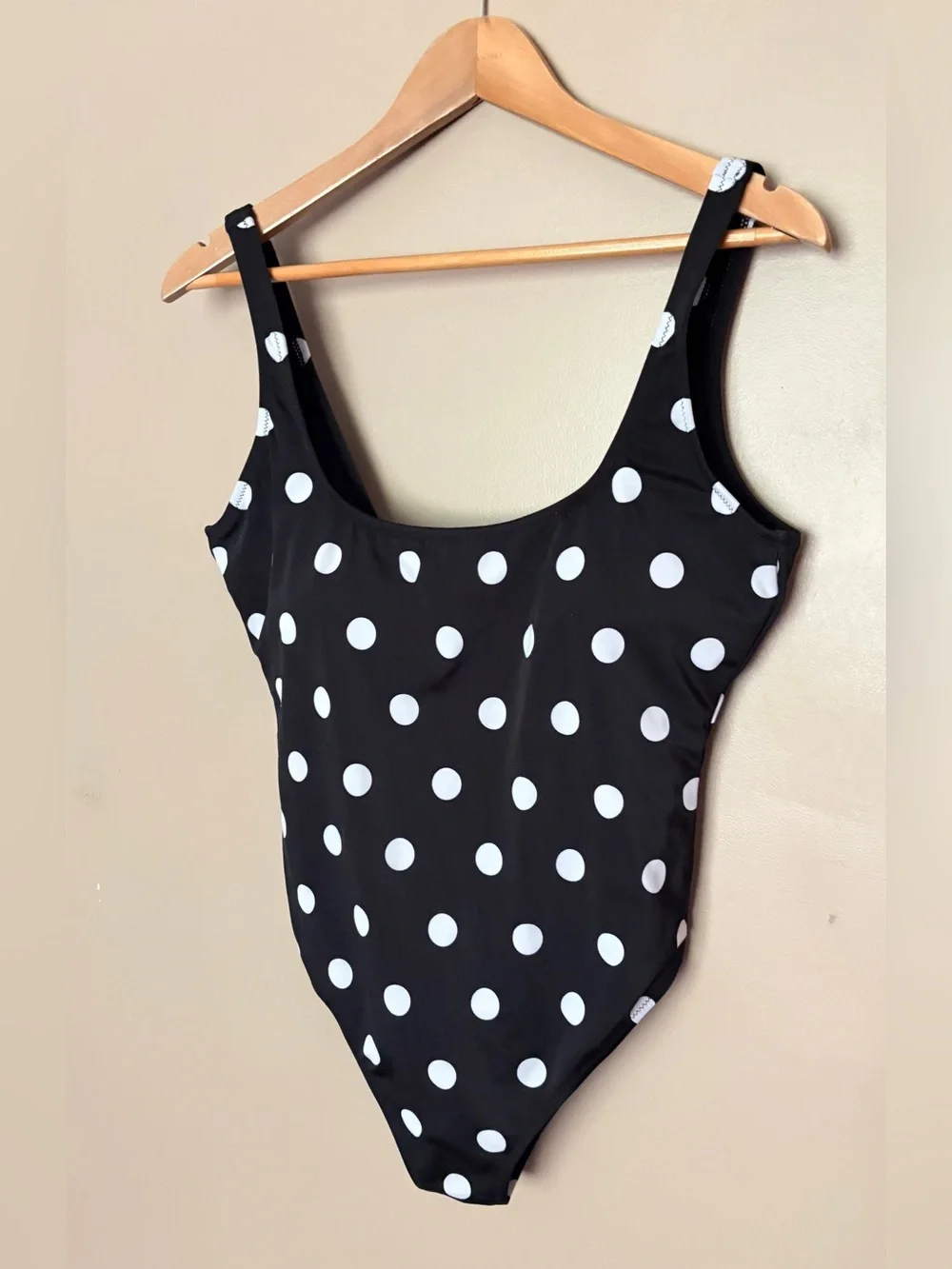 Ashley Graham x Swimsuits For All Hotshot Polka Dot One Piece Swimsuit sz 12 EUC